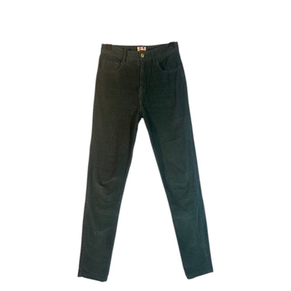 Gorman Women’s Green Corduroy Cotton Stretch Blend Casual Jeans Size 26